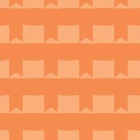 Vector seamless texture background pattern. Hand drawn, orange colors.