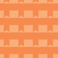 Vector seamless texture background pattern. Hand drawn, orange colors.