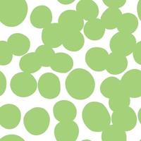 Vector seamless texture background pattern. Hand drawn, green, white colors.