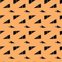 Vector seamless texture background pattern. Hand drawn, orange, black colors.