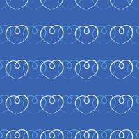 Vector seamless texture background pattern. Hand drawn, blue, white colors.