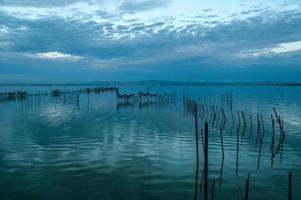 Estuario de la Albufera de Valencia, España foto