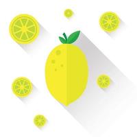 Lemon template vector