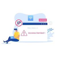 IP Address vector concept