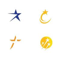 Star icon Template vector