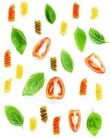 Italian food pattern photo