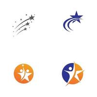 Star icon Template vector