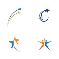 Star icon Template vector