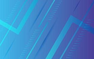 Minimal geometric gradient blue background vector
