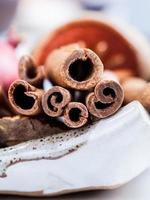 Close-up of cinnamon photo