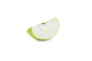 Green apple slice photo