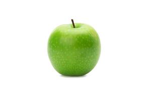 Whole green apple photo