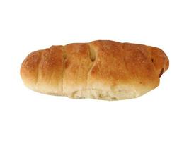 Loaf of bread on a white background photo