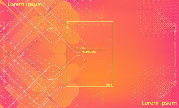 Fondo abstracto moderno minimalista con formas geométricas y líneas. vector