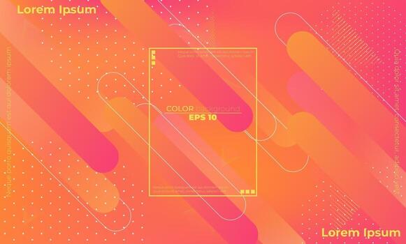 Fondo abstracto moderno minimalista con formas geométricas y líneas. vector