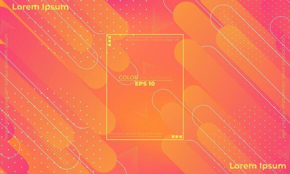 Fondo abstracto moderno minimalista con formas geométricas y líneas. vector