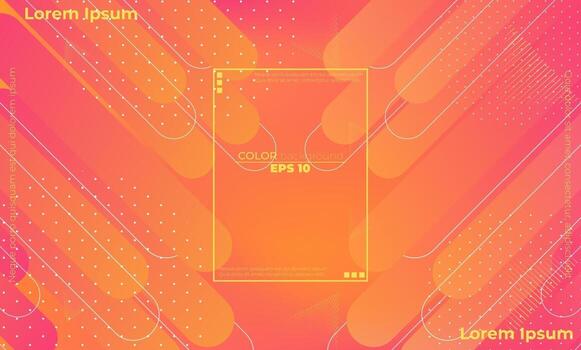 Fondo abstracto moderno minimalista con formas geométricas y líneas. vector