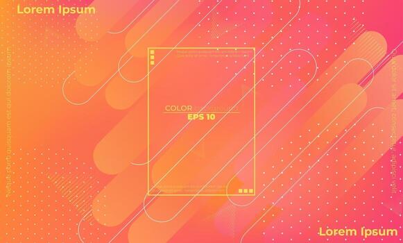 Fondo abstracto moderno minimalista con formas geométricas y líneas. vector