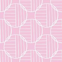 Vector seamless texture background pattern. Hand drawn, pink, white colors.