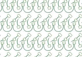 Vector texture background, seamless pattern. Hand drawn, green, white colors.