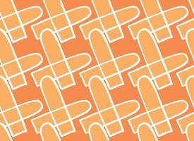 Vector texture background, seamless pattern. Hand drawn, orange, white colors.