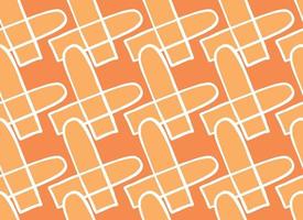 Vector texture background, seamless pattern. Hand drawn, orange, white colors.