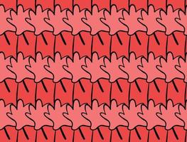 Vector texture background, seamless pattern. Hand drawn, red, black colors.