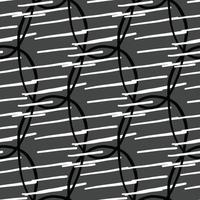 Vector seamless texture background pattern. Hand drawn, black, grey, white colors.