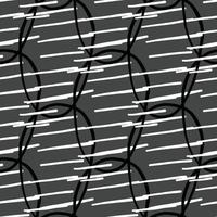 Vector seamless texture background pattern. Hand drawn, black, grey, white colors.