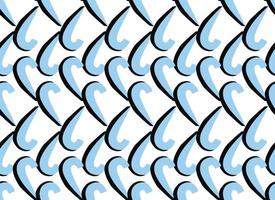 Vector texture background, seamless pattern. Hand drawn, blue, black, white colors.