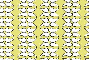 Vector texture background, seamless pattern. Hand drawn, yellow, black, white colors.