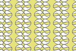 Vector texture background, seamless pattern. Hand drawn, yellow, black, white colors.