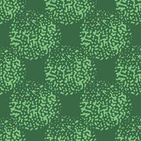 Vector seamless texture background pattern. Hand drawn, green colors.