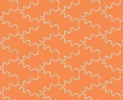 Vector texture background, seamless pattern. Hand drawn, orange, white colors.