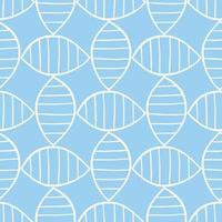 Vector seamless texture background pattern. Hand drawn, blue, white colors.