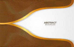 Background Abstract Brown And Gold Design vector