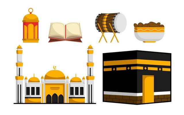 Islamic vector clipart set
