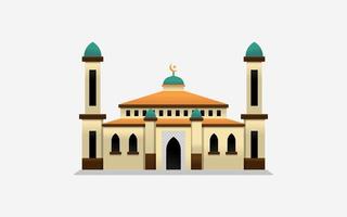 Islamic mosque vector building