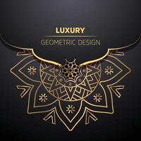 Luxury ornamental mandala design vector