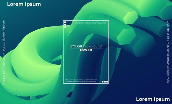 patrón de color fluido abstracto de fondo degradado líquido de color neón vector