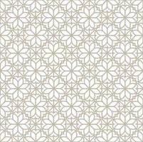 Abstract floral seamless pattern. Arabic ornament with geometric shapes. Abstract motives of the paintings of ancient Indian fabric patterns. vector