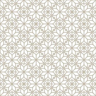 Abstract floral seamless pattern. Arabic ornament with geometric shapes. Abstract motives of the paintings of ancient Indian fabric patterns.