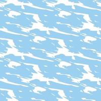 Vector seamless texture background pattern. Hand drawn, blue, white colors.