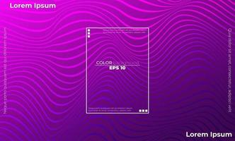 Abstract fluid color pattern of neon color liquid gradient background vector