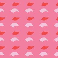 Vector seamless texture background pattern. Hand drawn, pink, red colors.