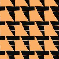 Vector seamless texture background pattern. Hand drawn, orange, black colors.