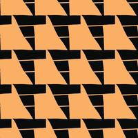 Vector seamless texture background pattern. Hand drawn, orange, black colors.