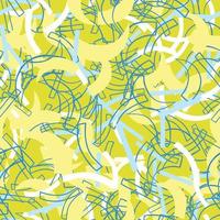 Vector seamless texture background pattern. Hand drawn, yellow, blue, white colors.