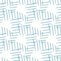Vector seamless texture background pattern. Hand drawn, blue, white colors.