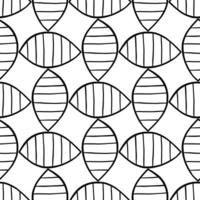 Vector seamless texture background pattern. Hand drawn, black, white colors.